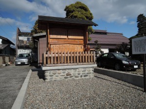 ▲高札場を再建